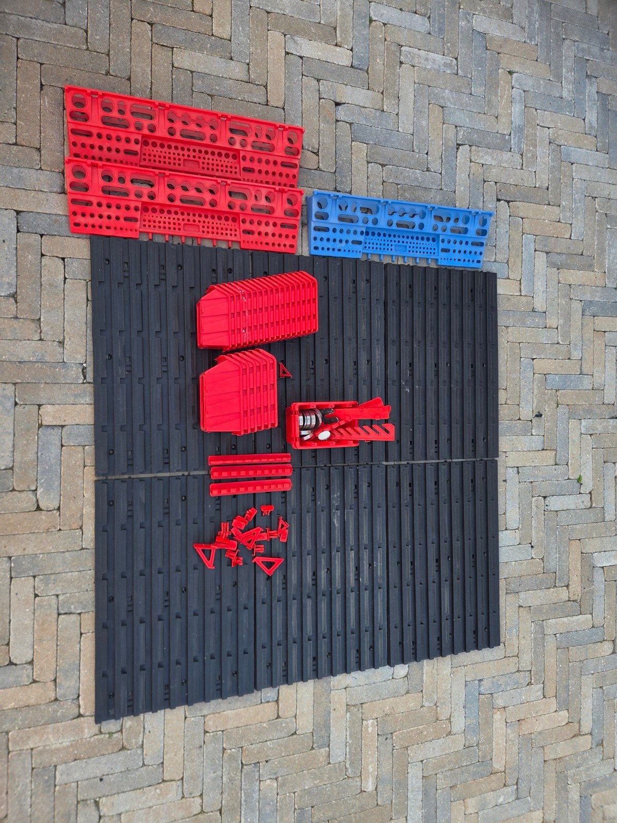 Compleet Gereedschapwandrek met 6 Panelen en Accessoires, Ophalen, Zo goed als nieuw