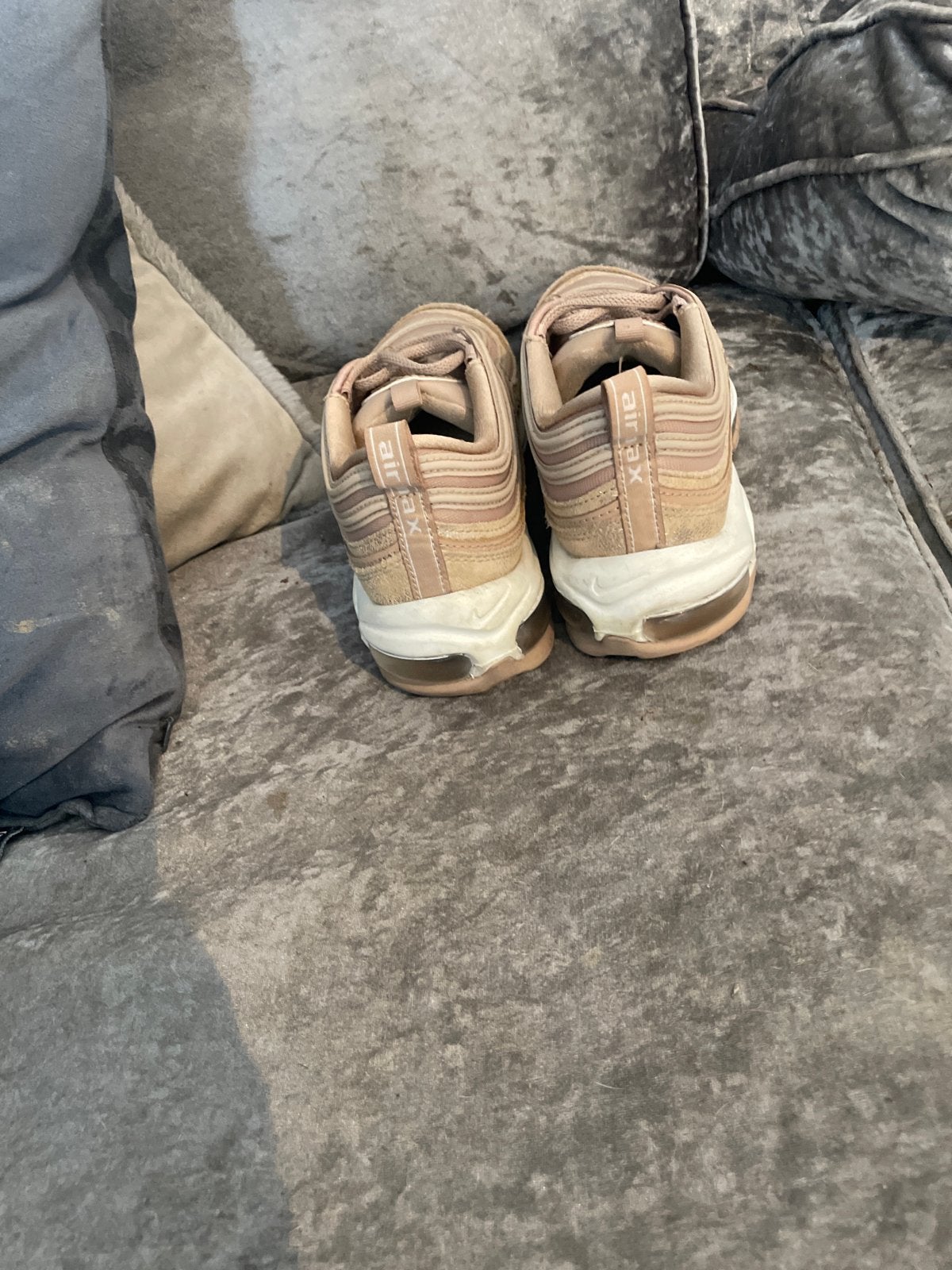 Nike Air Max 97 Sneakers - Beige/Roze, Ophalen, Gedragen, Beige, Sneakers of Gympen