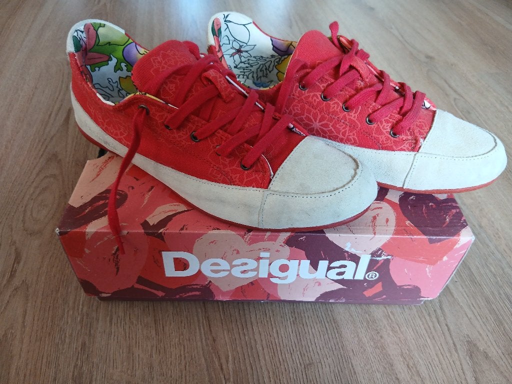 Desigual schoenen, Verzenden, Desigual, Rood, Sneakers of Gympen