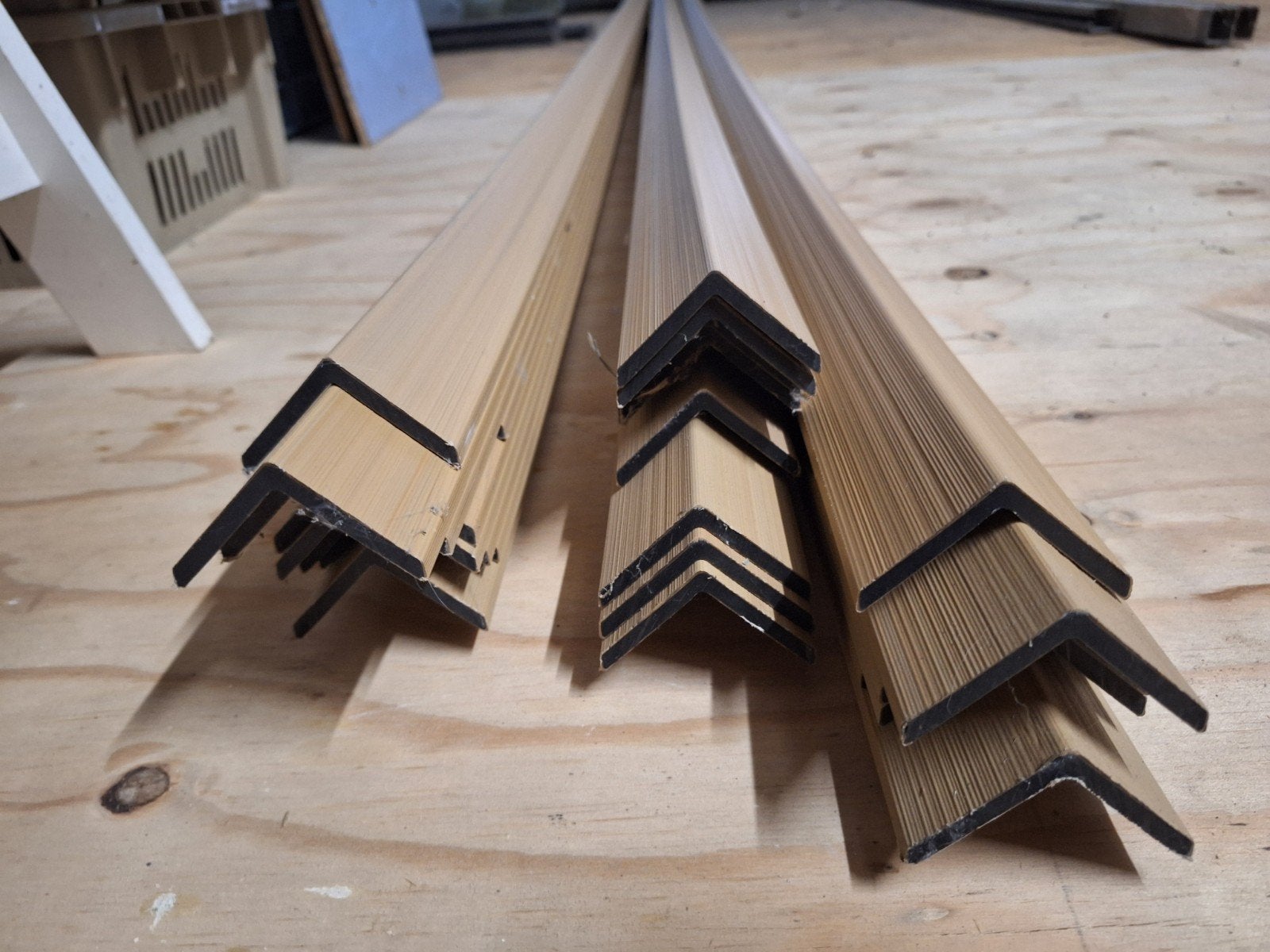composiet hoek delen 25 stuks nieuw., Ophalen, Nieuw, Zwart, Minder dan 5 m²