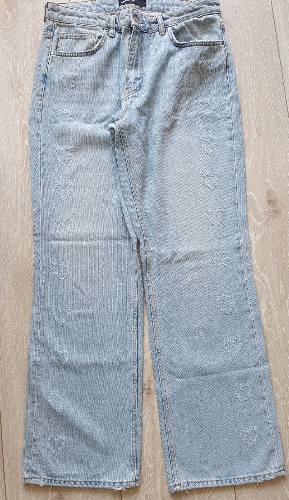 Jeans Maat 1 (40/42) AMY& IVY Nieuw, Blauw, Nieuw, Ophalen of Verzenden, Amy & Ivy
