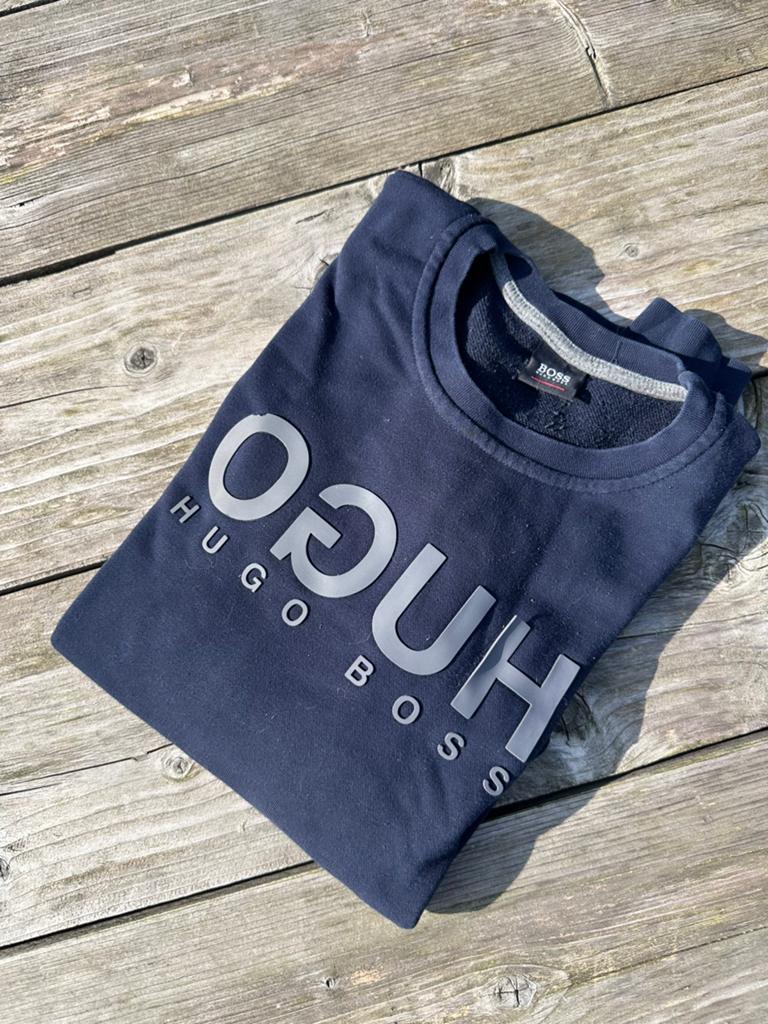Hugo Boss Trui Blauw Maat L, Kinderen en Baby's, Kinderkleding | Maat 110, Ophalen of Verzenden