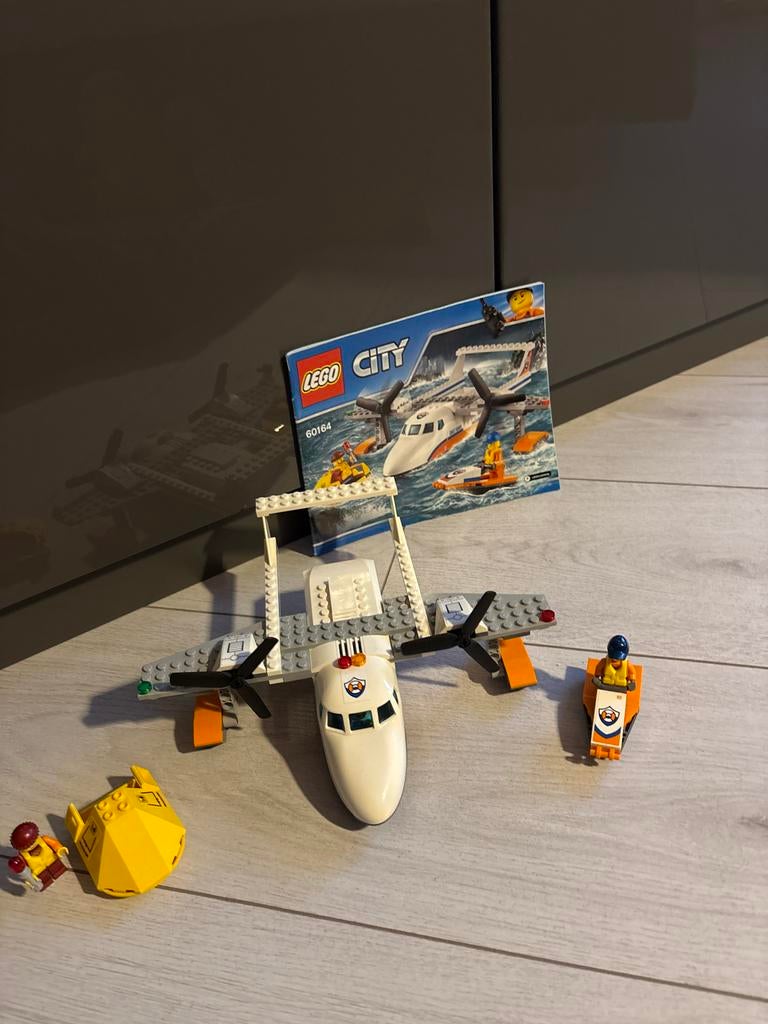 LEGO City 60164 Zeereddingsvliegtuig, Ophalen, City, Lego, Zo goed als nieuw
