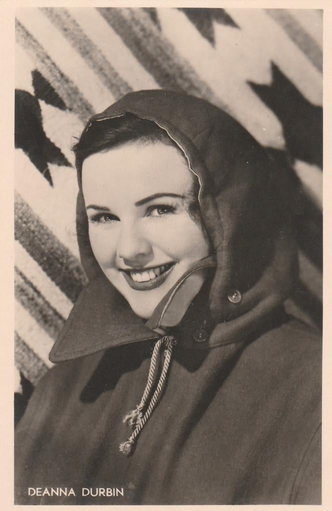 Ansichtkaart, Artiest,  Deanna Durbin  (1862), Verzamelen, Verzenden, 1920 tot 1940, Sterren en Beroemdheden