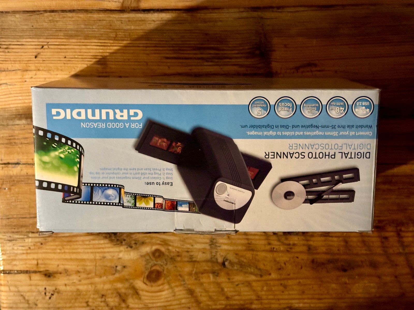 Grundig Digital Photo Scanner - Negatieven en Dia's, Computers en Software, Ophalen, Nieuw, Diascanner, Windows