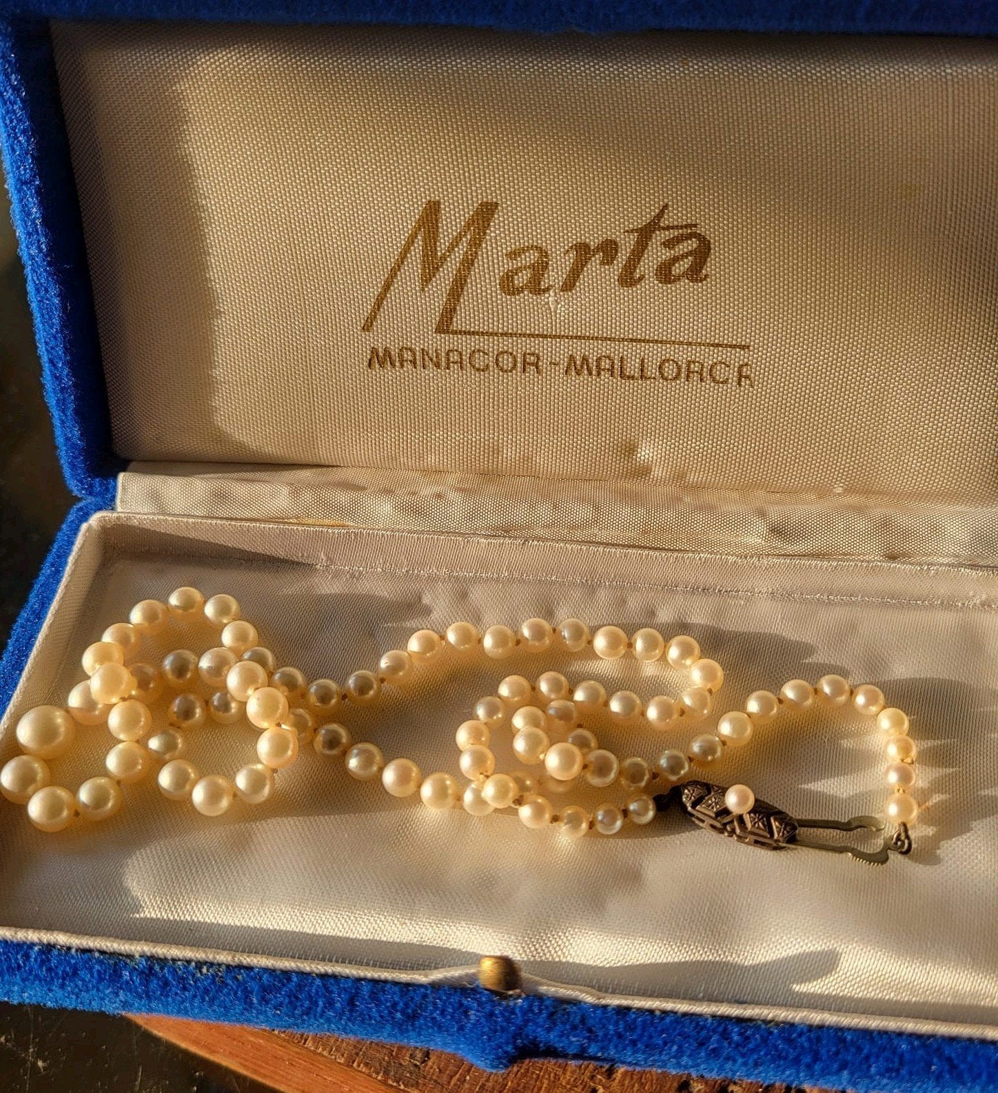 Vintage/Mallorca/Parelketting/Collier, Ophalen of Verzenden