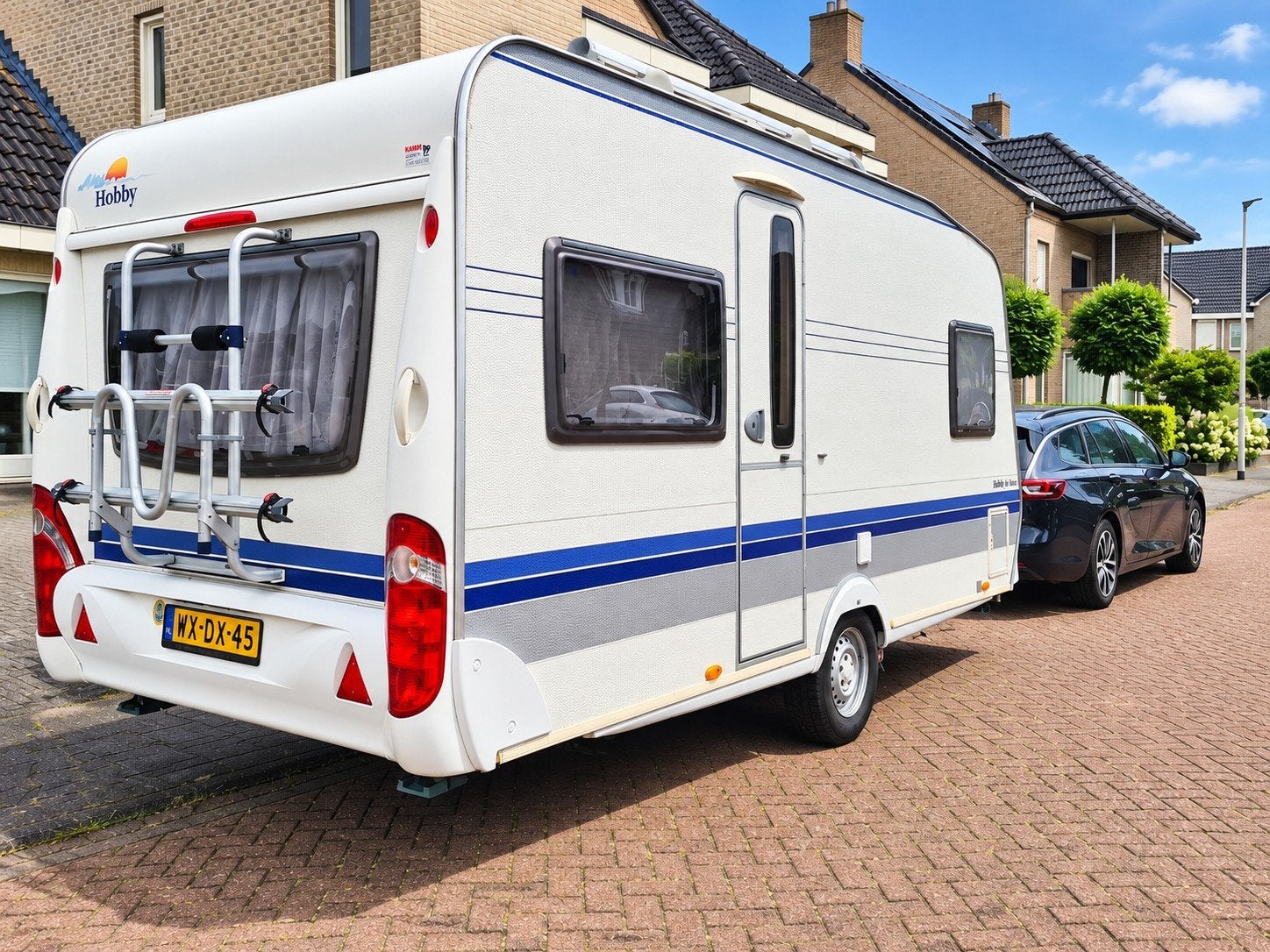Hobby De Luxe 460 UFe 2007 |AIRCO | MOVER | LUIFEL|VOORTENT, Rondzit, Hobby, Frans bed, Particulier