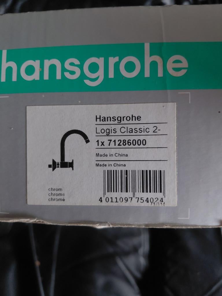 Hansgrohe Logis Classic 2-gats badkraan chroom, Doe-het-zelf en Verbouw, Sanitair, Ophalen of Verzenden