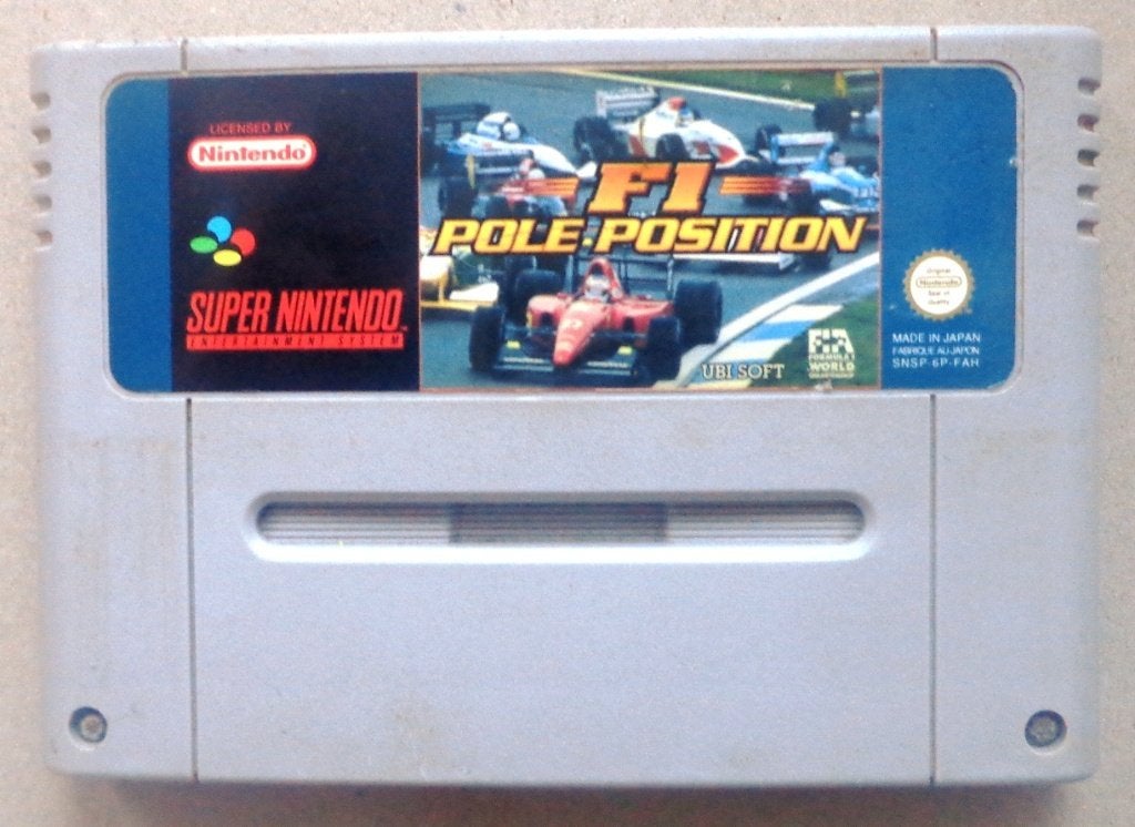 F1 Pole Position voor de Europese Super Nintendo, Spelcomputers en Games, Games | Nintendo Super NES, Gebruikt, Racen en Vliegen