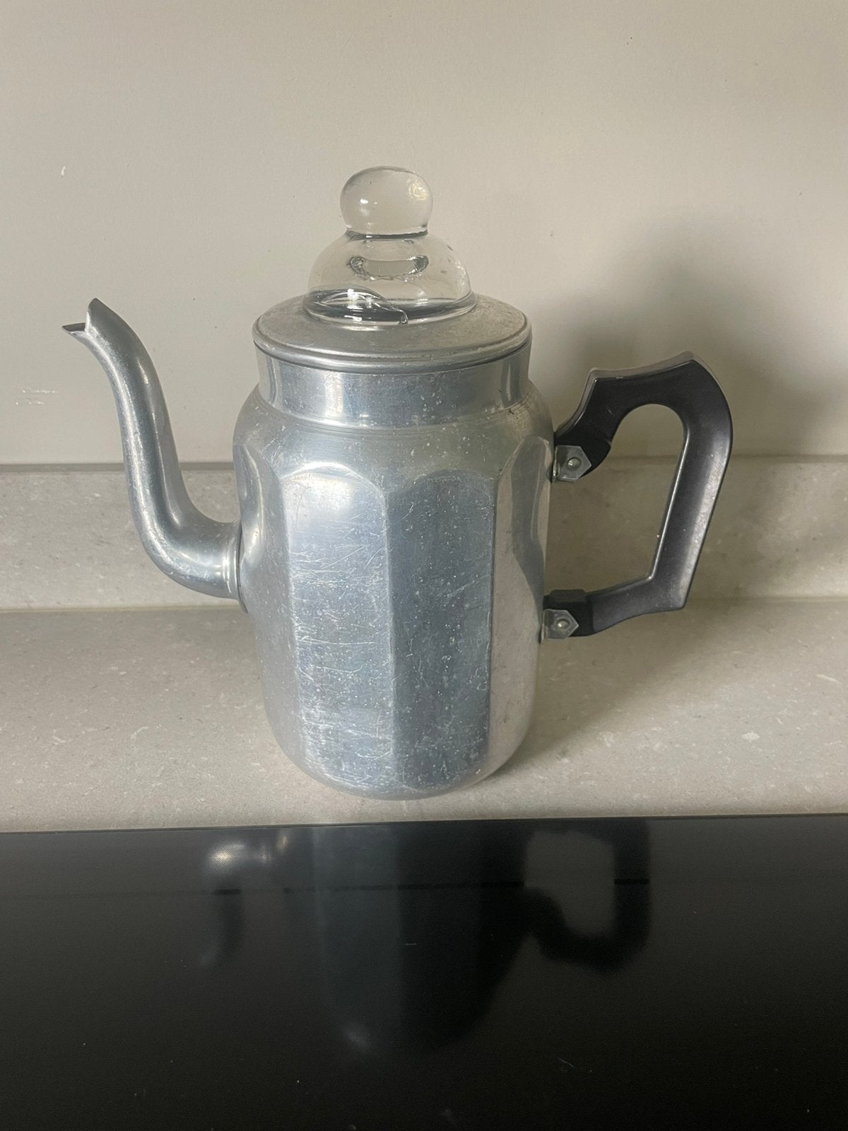 Vintage aluminium perculator, Ophalen of Verzenden