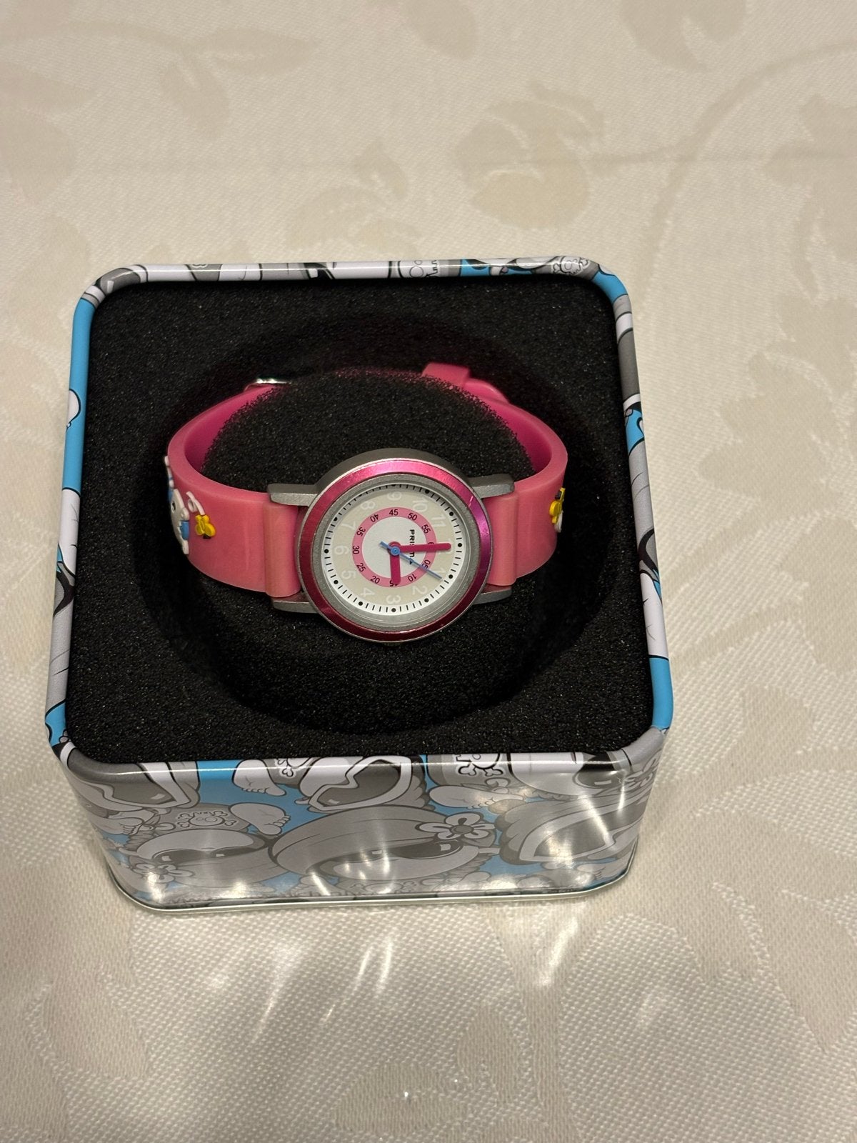 Coolwatch by Prisma kinderhorloge roze met katjes, Ophalen of Verzenden, Nieuw, Roze, Meisje