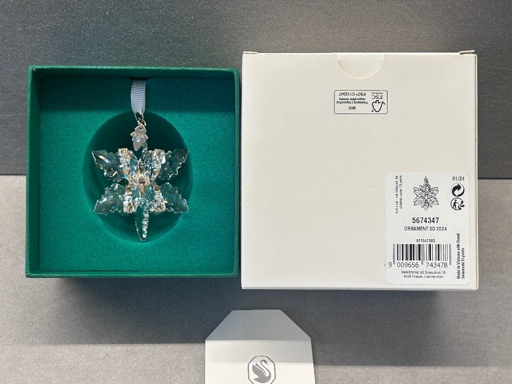 Swarovski SALE Kerstster 2024 - 3D Ornament SALE, Ophalen of Verzenden, Nieuw, Figuurtje