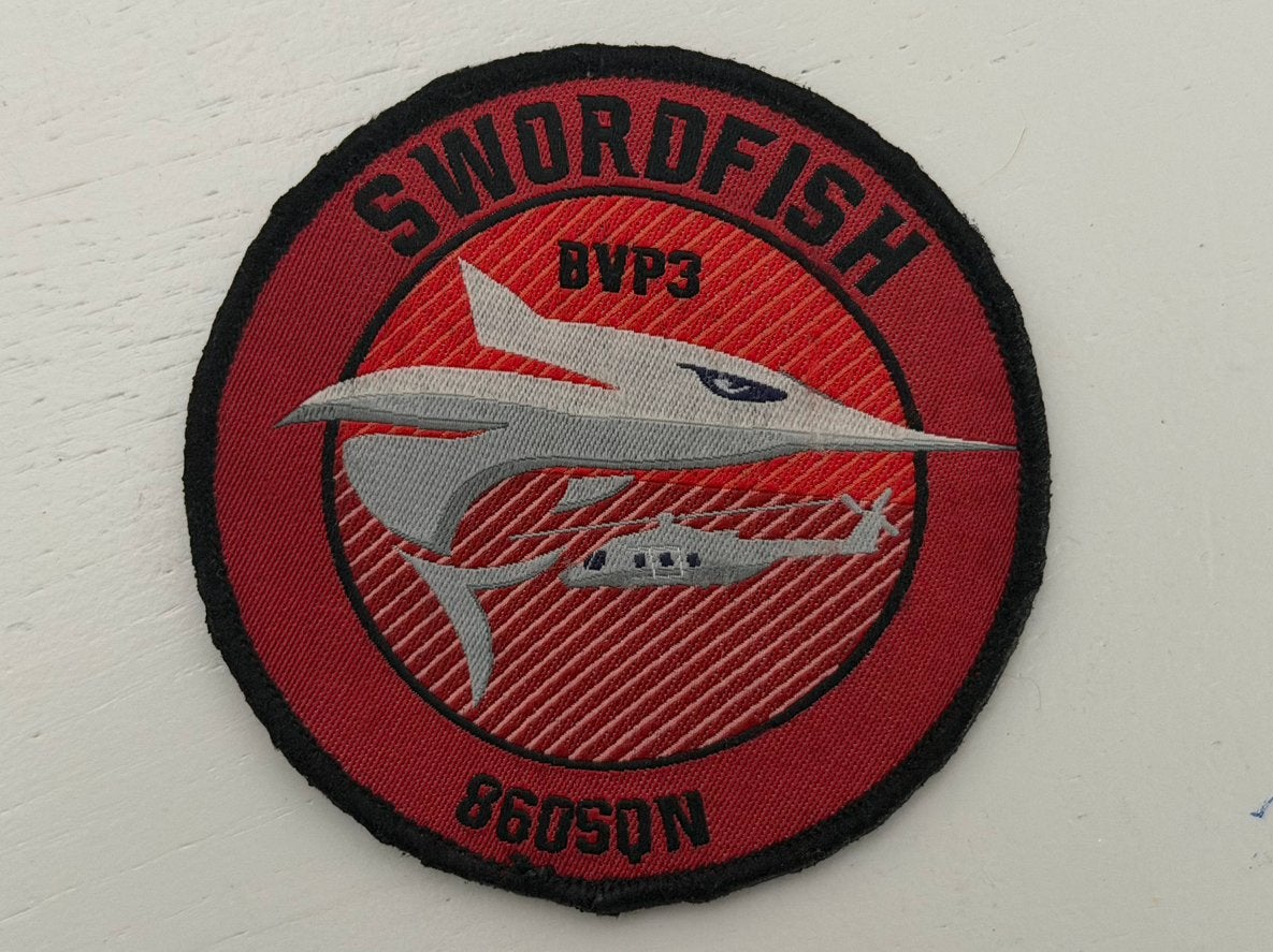 Patch RNLAF MLD 860 SQN, Verzamelen, Ophalen of Verzenden, Luchtmacht, Nederland, Embleem of Badge