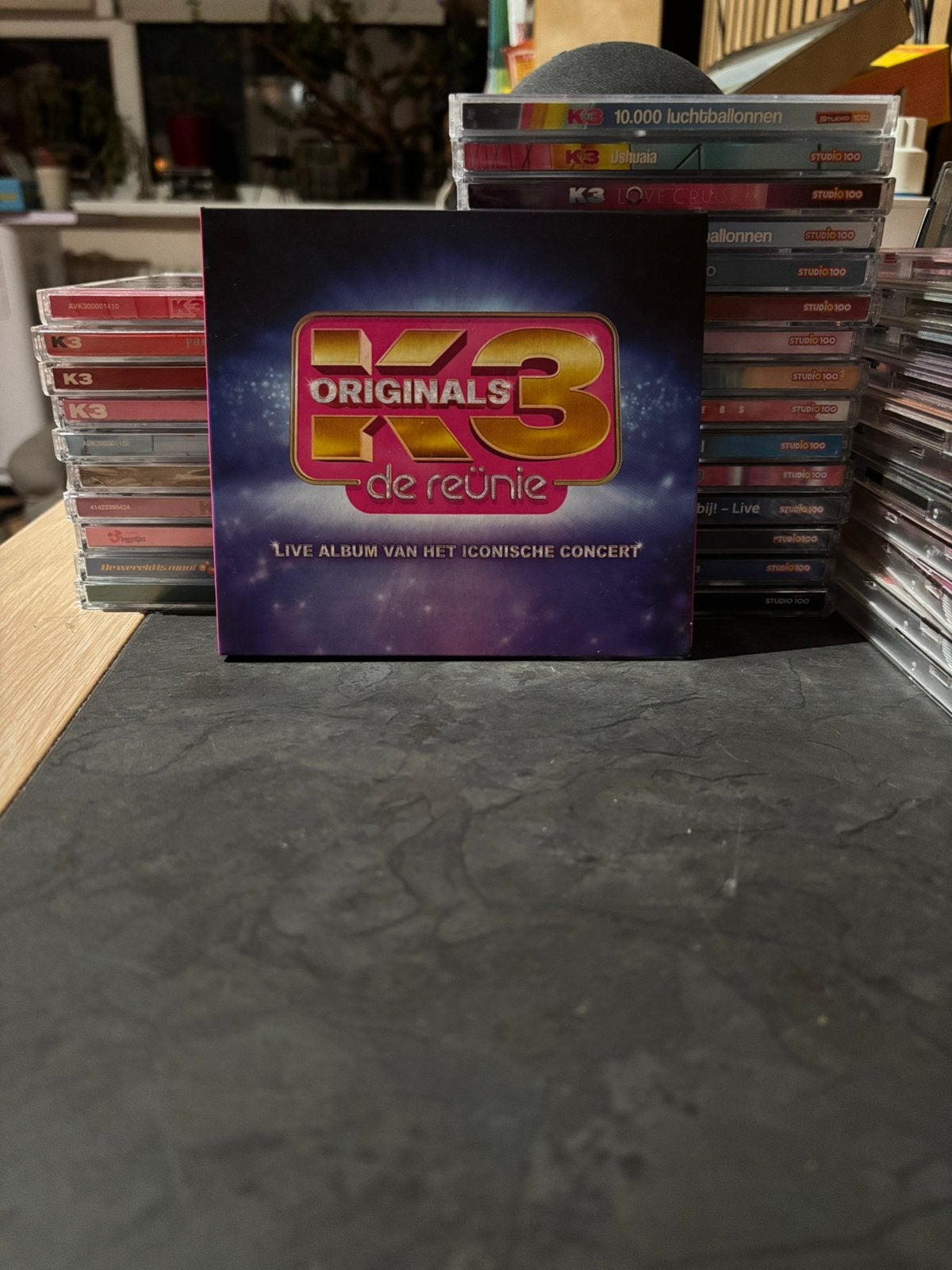 K3 cd de reünie, Ophalen of Verzenden, Zo goed als nieuw, Overige formaten