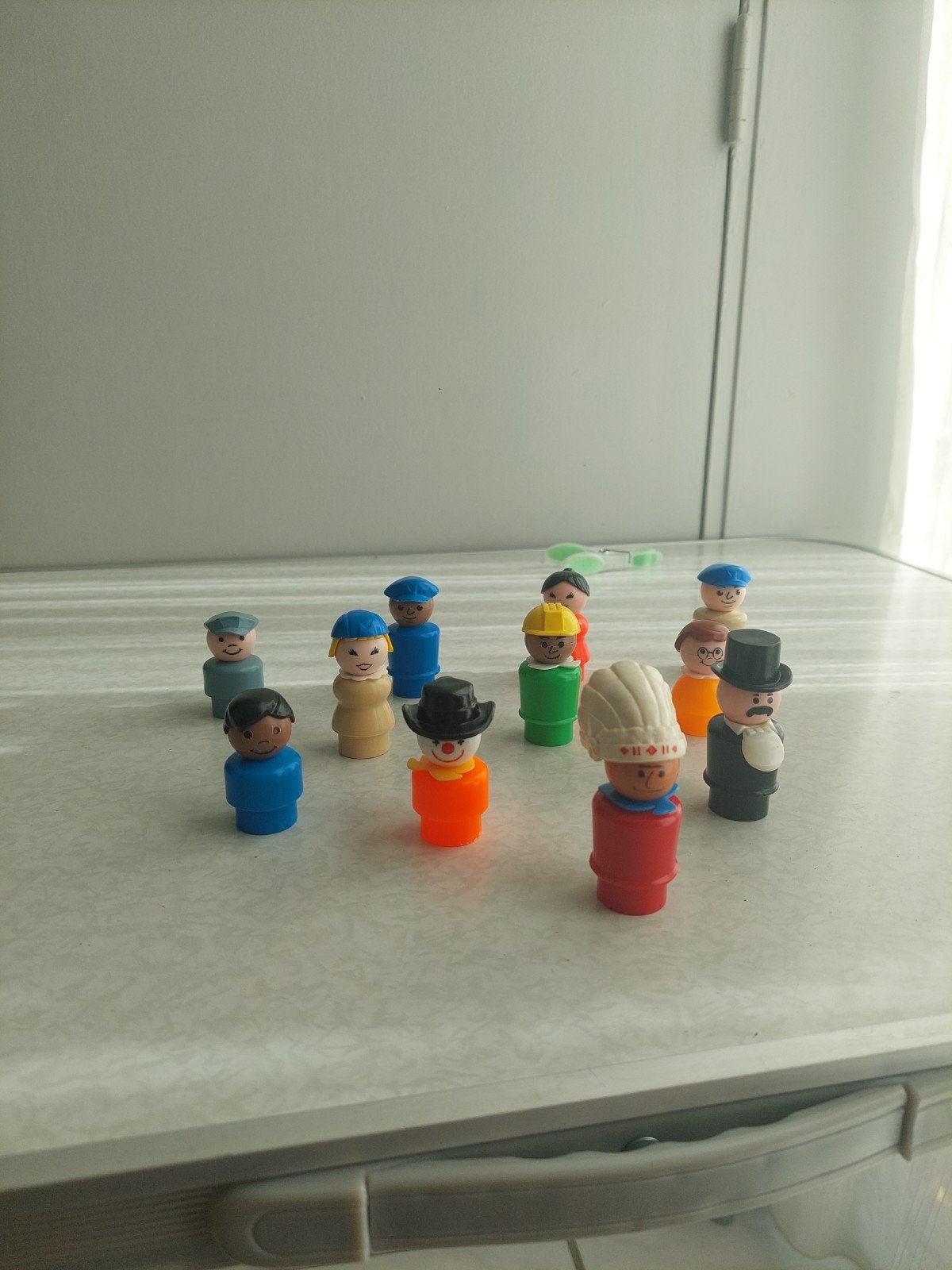Vintage Fisher Price Little People poppetjest, Ophalen of Verzenden, Gebruikt, Overige typen