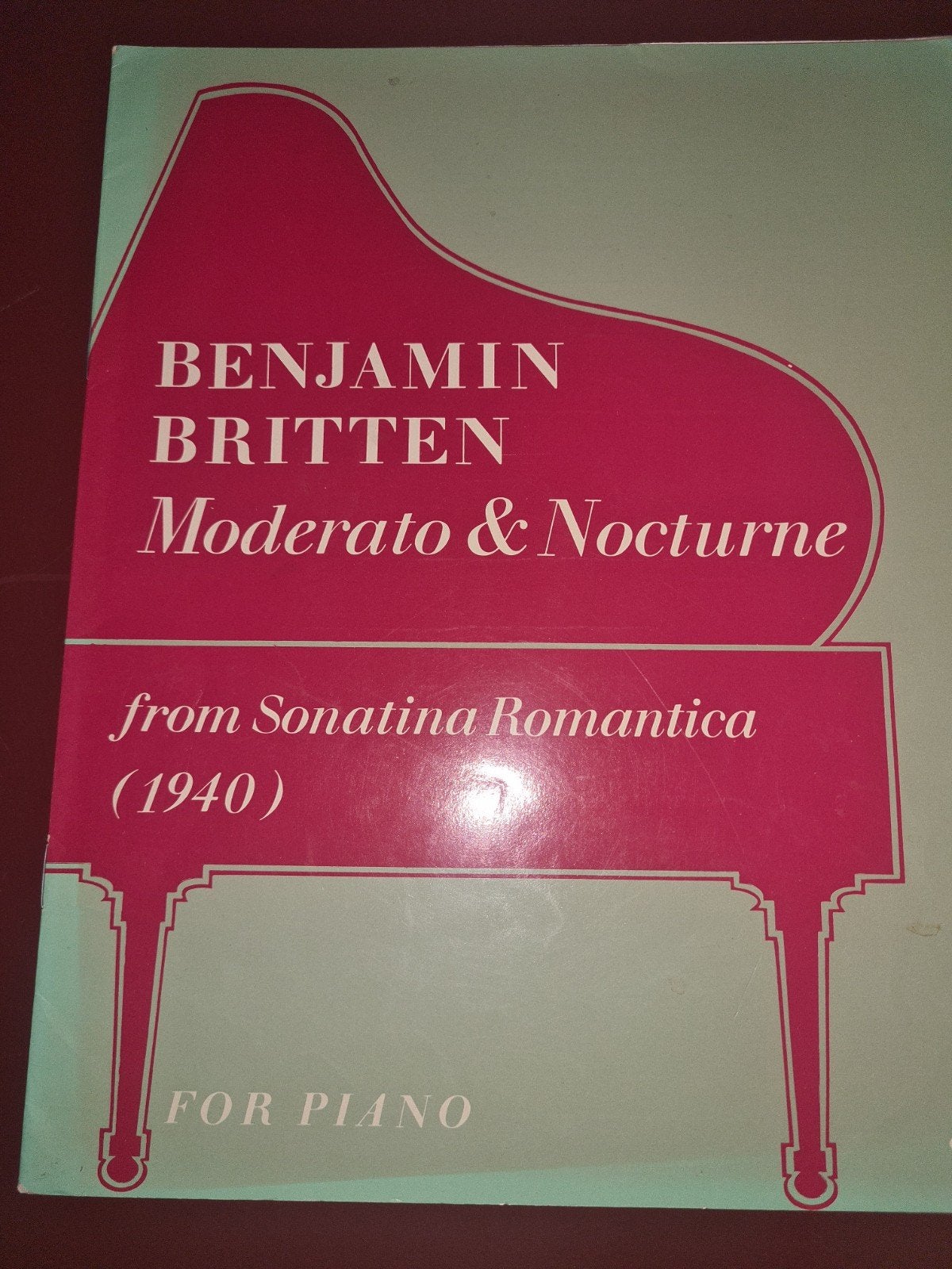 Benjamin Britten - Moderato & Nocturne (Sonatina Romantica), Ophalen of Verzenden, Artiest of Componist, Piano