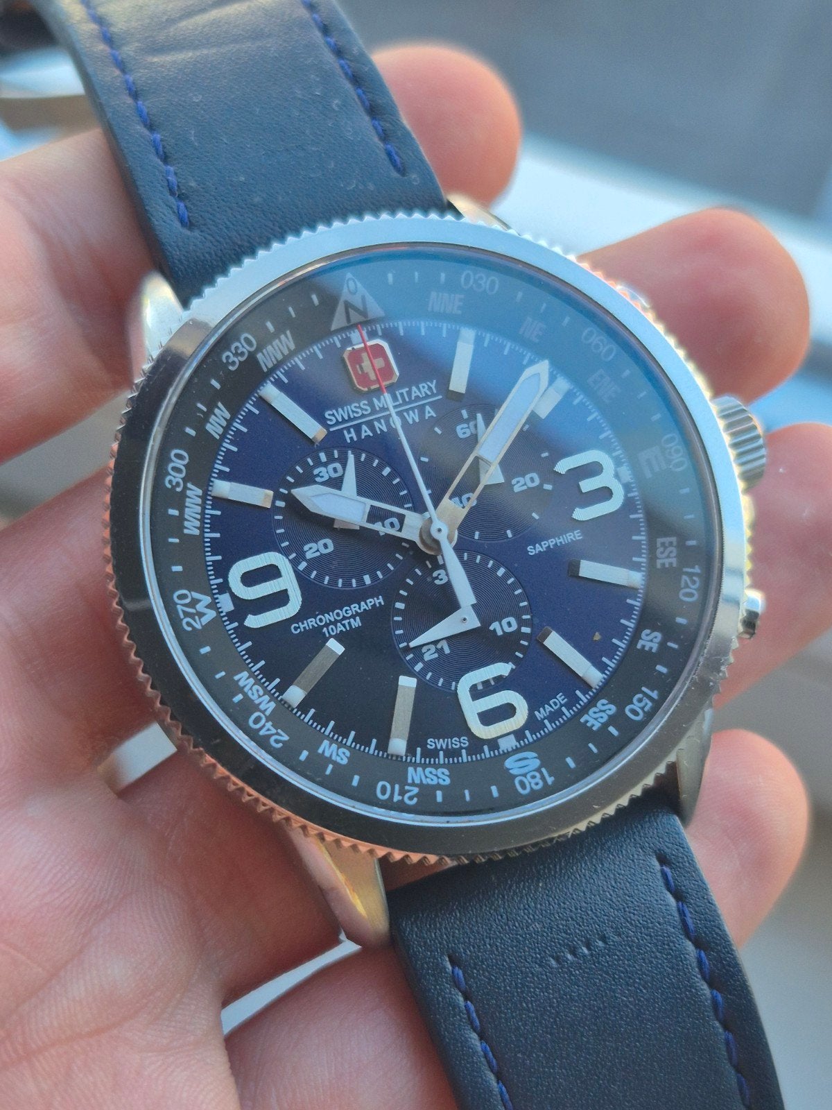 Swiss Military Hanowa Chronograaf Ref. 06-4224 Saffier, Overige merken, Info@hanowa.ch, Industriestrasse 1, 6285 Hitzkirch, Switzerland