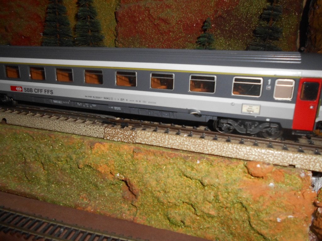 Märklin 4268 sneltrein rijtuig van de SBB Zwitserland verlic, Wisselstroom, Gebruikt, Wagon, Ophalen of Verzenden