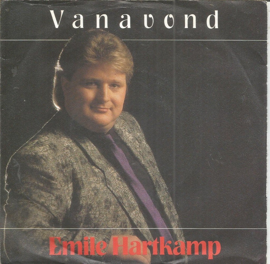 VERKOCHT Emile Hartkamp – Vanavond (1988), Fotohoes, 7 inch, Ophalen of Verzenden, Zo goed als nieuw