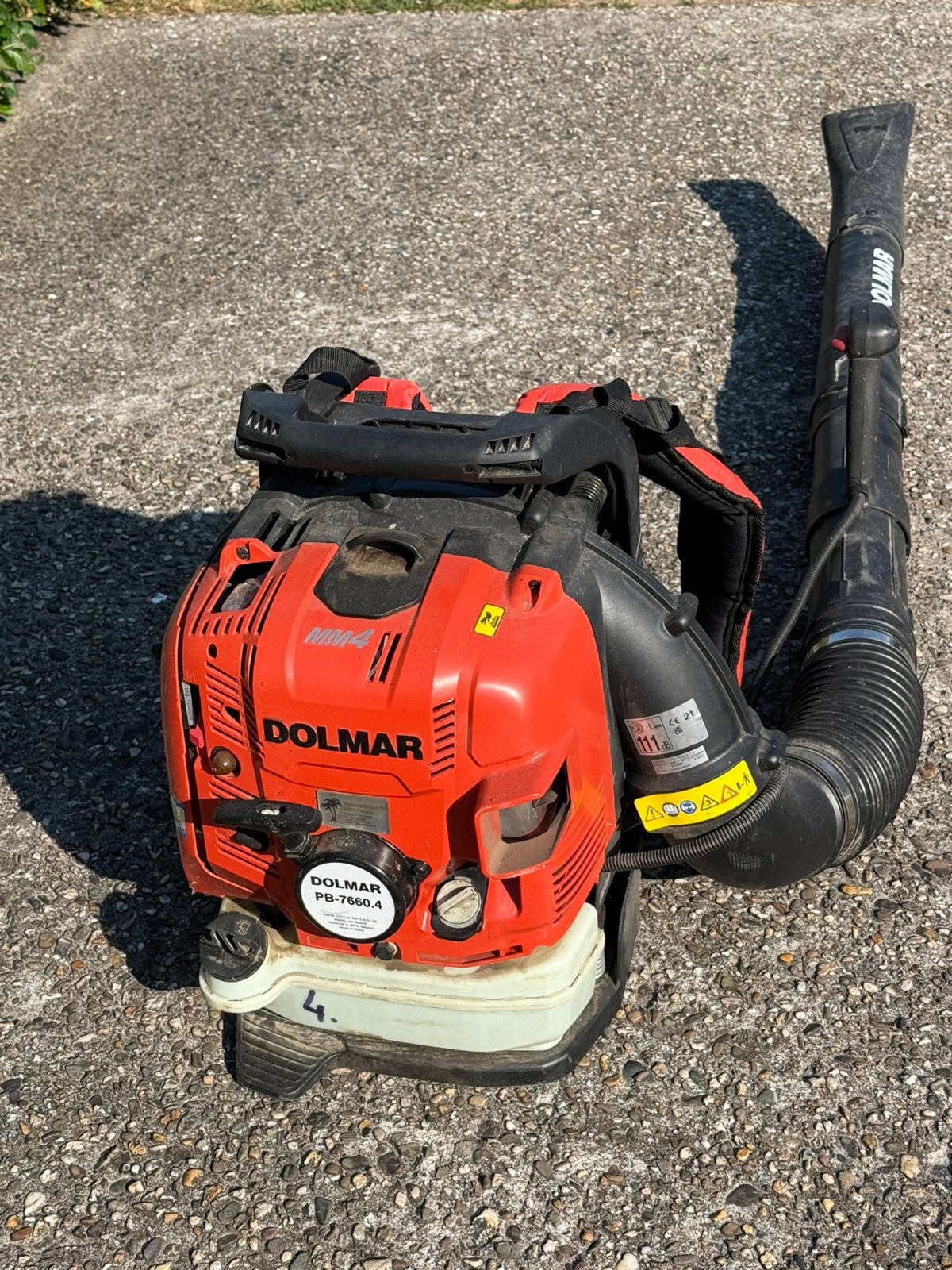 Dolmar PB-7660.4 bladblazer, Tuin en Terras, Ophalen, Zo goed als nieuw, Benzine