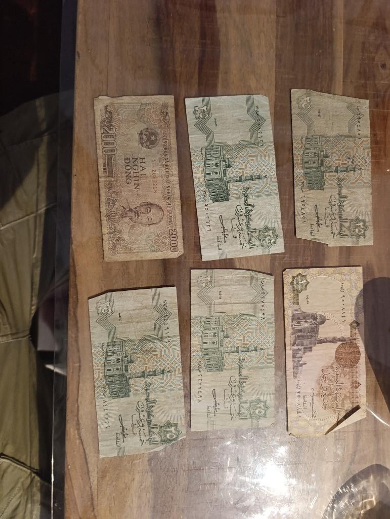 Egipte, Postzegels en Munten, Bankbiljetten | Afrika, Ophalen of Verzenden, Egypte, Setje
