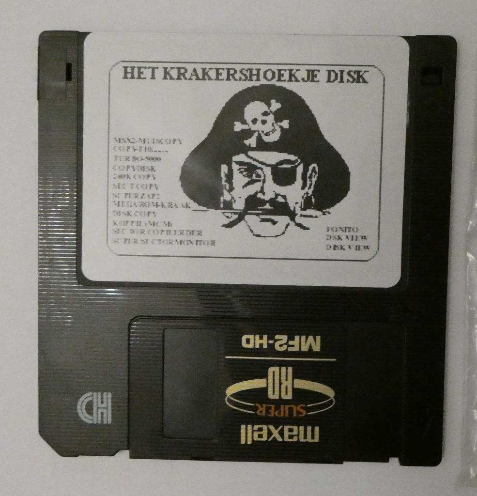 Msx het krakershoekje disk en handleiding, Computers en Software, Vintage Computers, Ophalen of Verzenden, PHILIPS MSX