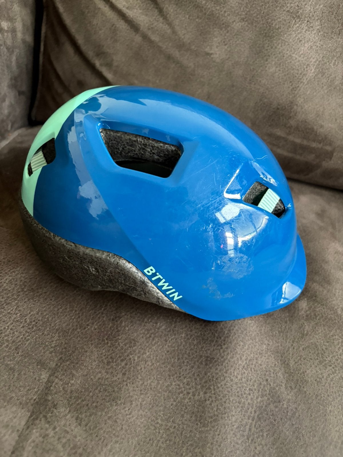 Fietshelm Decathlon 48-52 cm, Ophalen, Gebruikt, XS, Jongen of Meisje