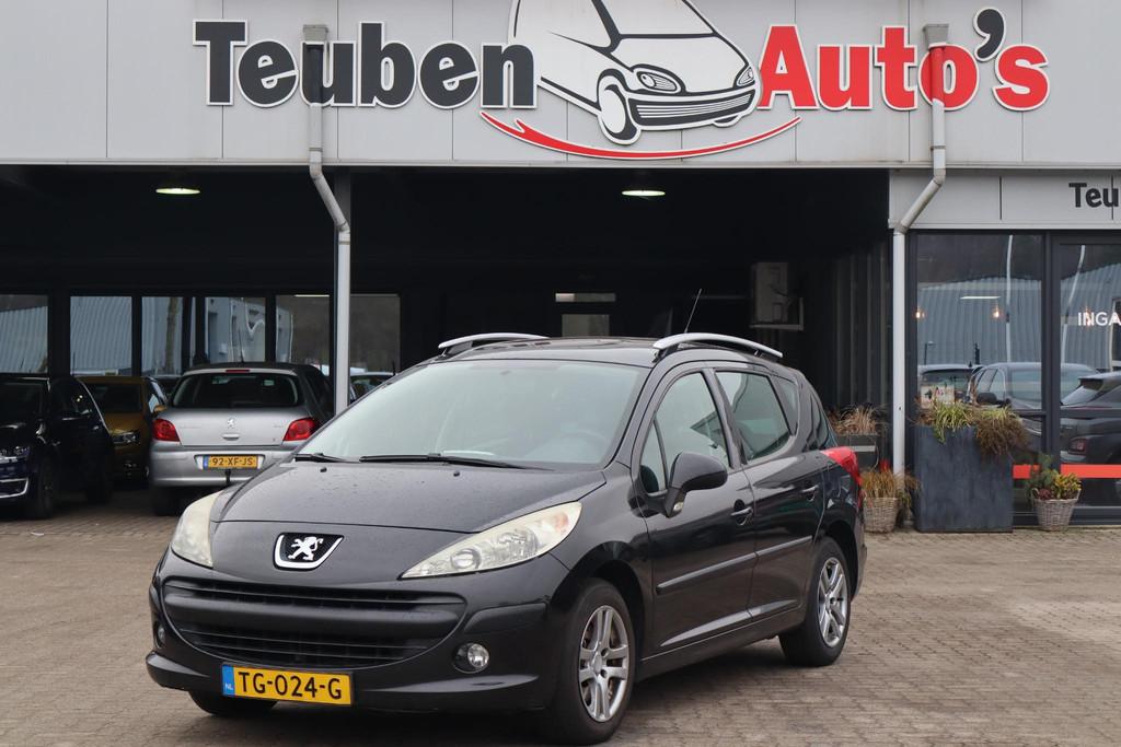 Peugeot 207 SW 1.4 VTi Sublime Panoramadak, Airco, Elektrisc, Auto's, Voorwielaandrijving, Stof, Gebruikt, Zwart