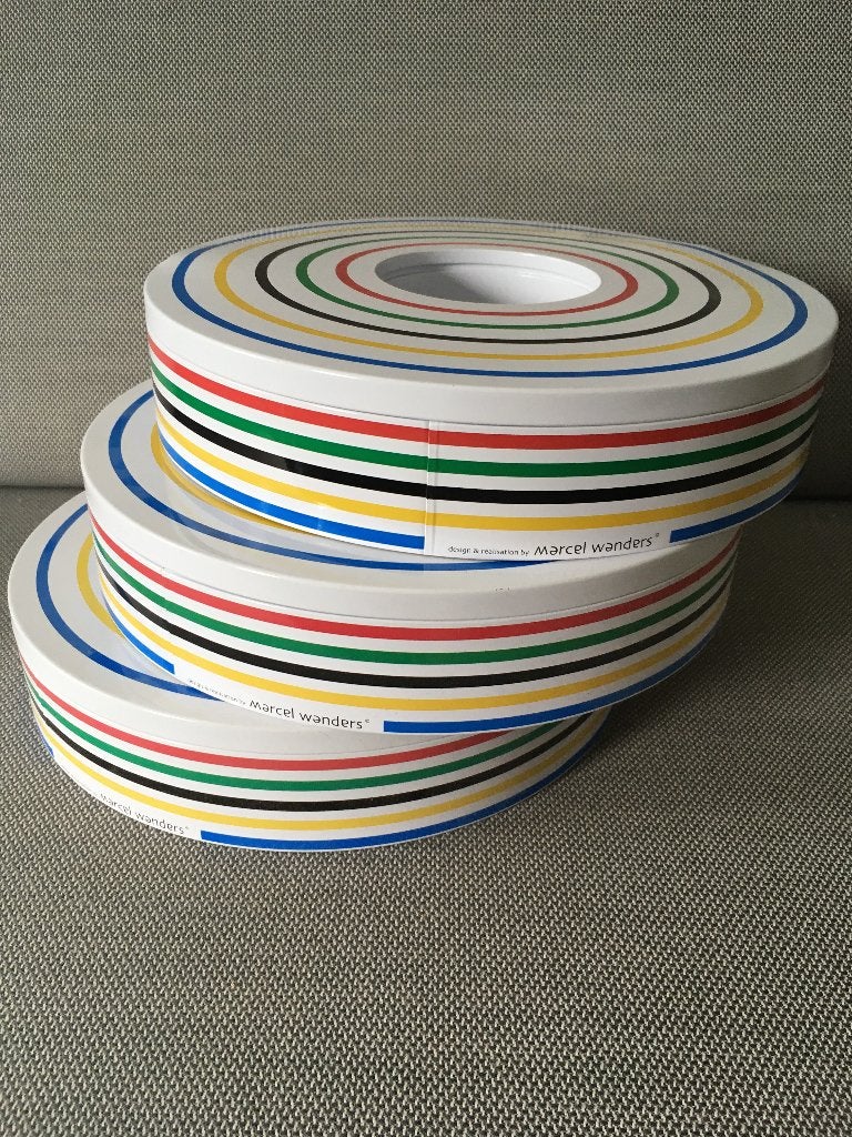 2x Olympische Spelen koekdozen van Marcel Wanders., Ophalen of Verzenden