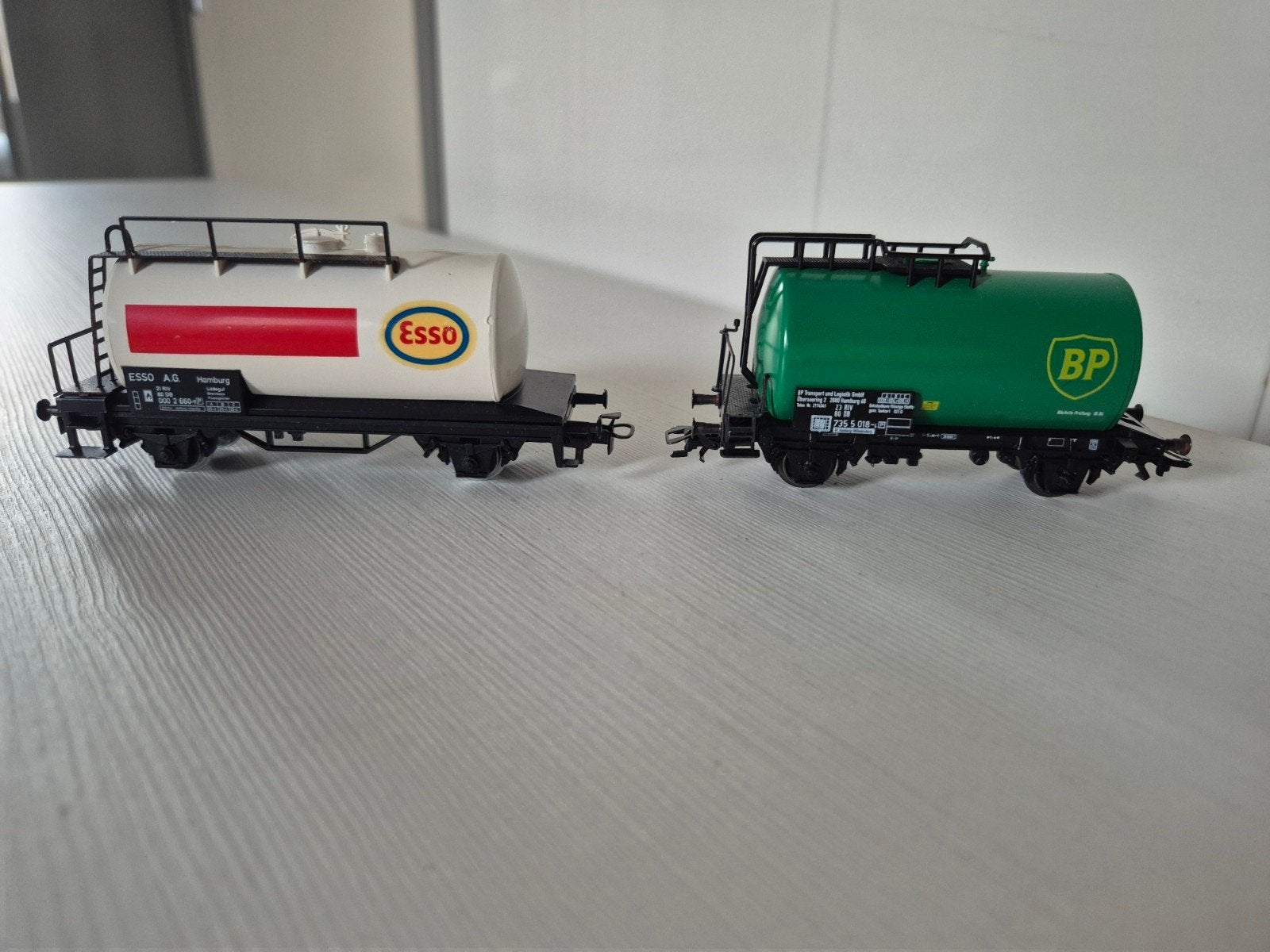 Mooie set met 7 Märklin ketelwagons, Wisselstroom, Gebruikt, Wagon, Ophalen of Verzenden