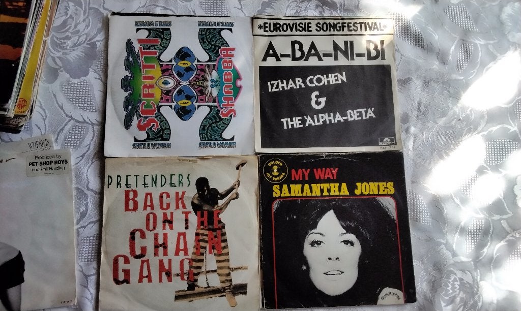 Singles Pop Rock Disco Soul House R&B New Wave Reggae 12 st, Gebruikt, Overige genres, 7 inch, Single