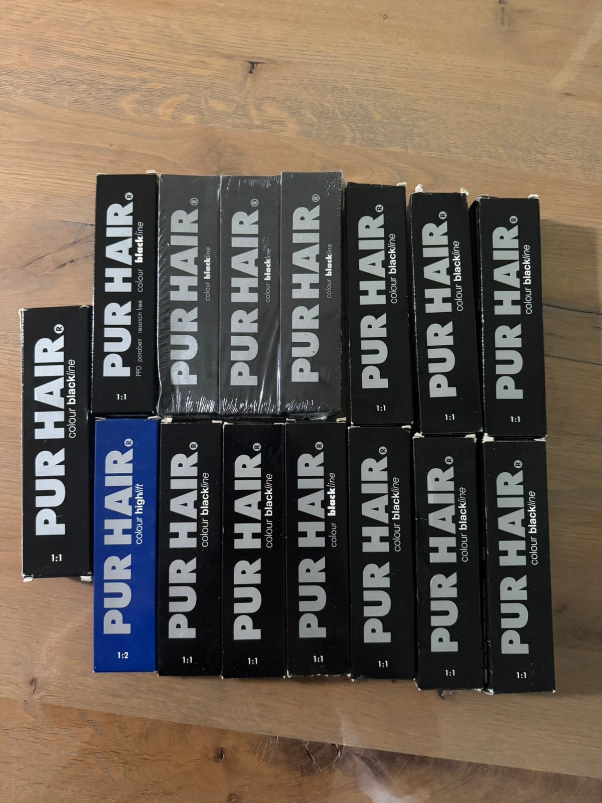 Partij haarverf pur hair colour blackline, Ophalen of Verzenden, Nieuw, Overige typen