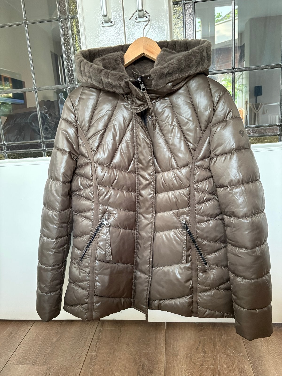 TAIFUN winterjas (GERRY WEBER) NIEUW!!, Kleding | Dames, Ophalen of Verzenden, Zo goed als nieuw, Maat 38/40 (M), Bruin
