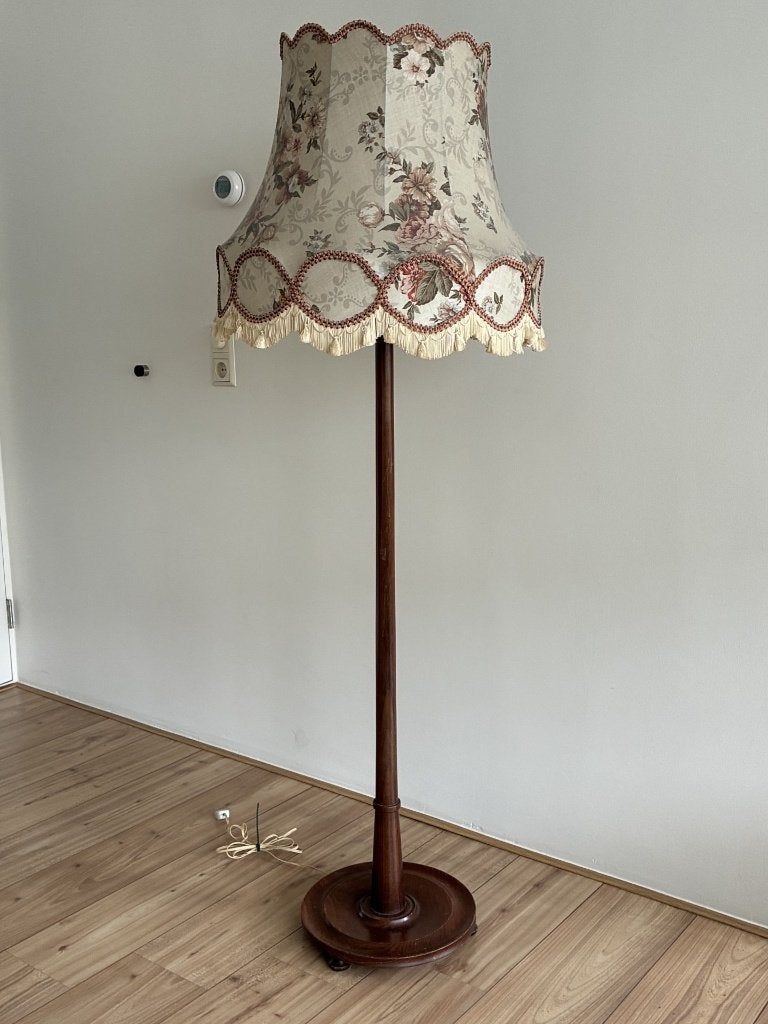 Staande schemerlamp vintage, Ophalen, Gebruikt, Vintage, 150 tot 200 cm