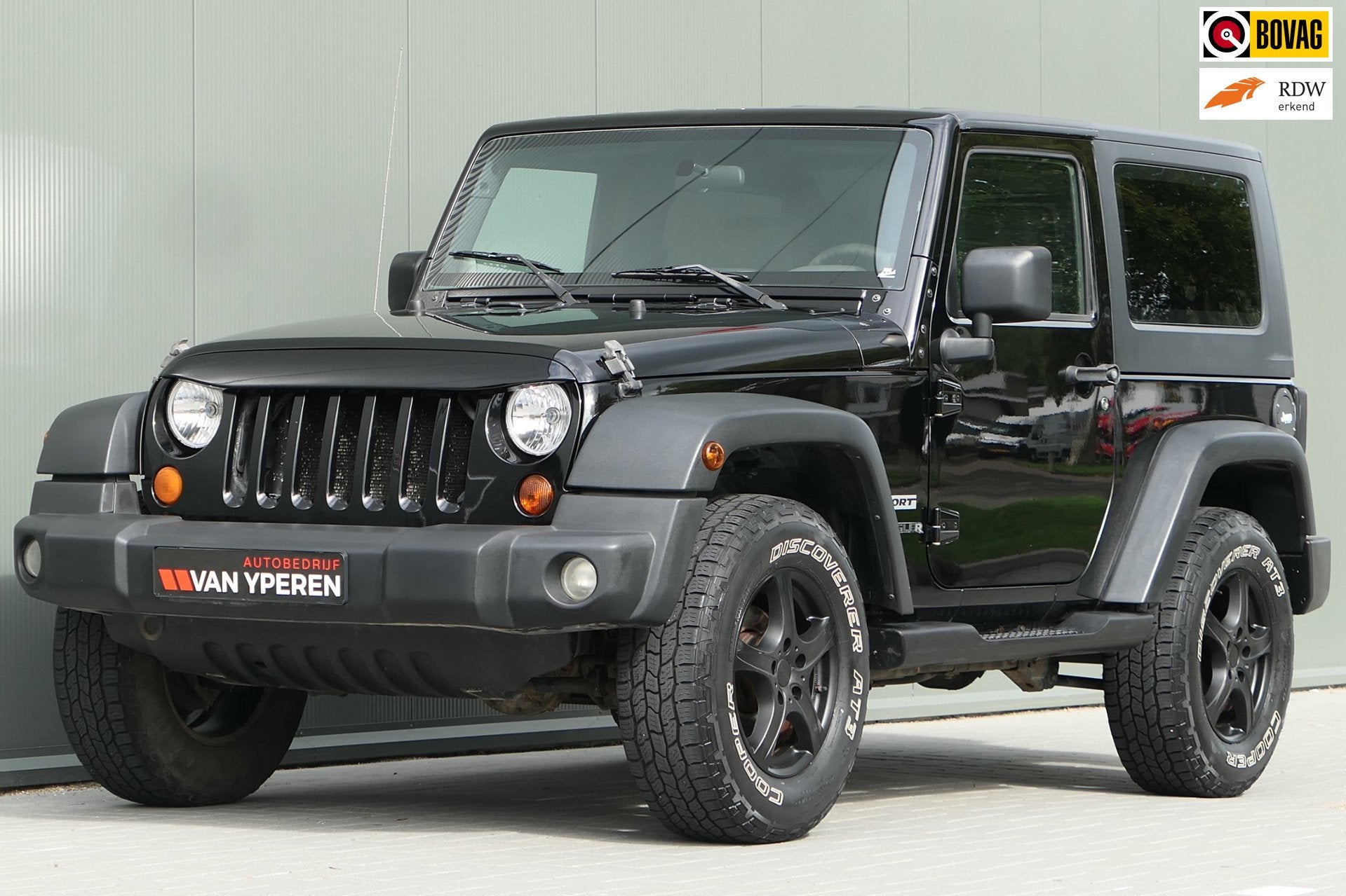 Jeep Wrangler 3.8 V6 Youngtimer Airco Freedomtop, Auto's, Stof, Gebruikt, Zwart, Wrangler