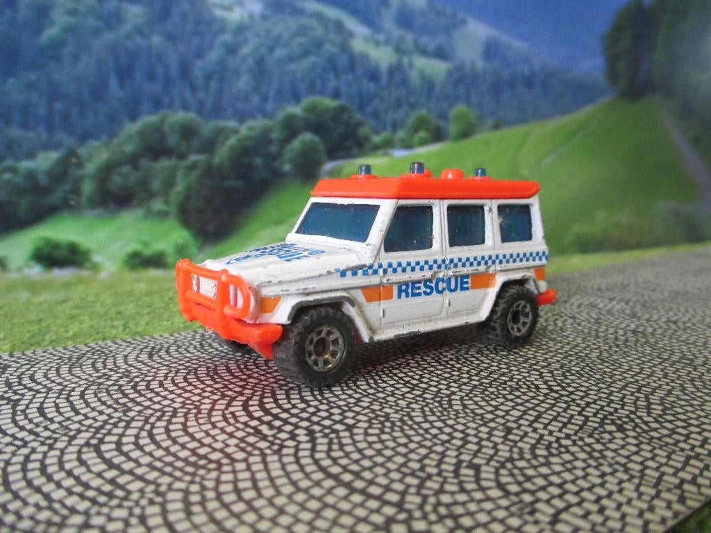 1:64 Mercedes Benz 280 GE G Wagon Matchbox onbekende variant, Hobby en Vrije tijd, Modelauto's | Overige schalen, Ophalen of Verzenden