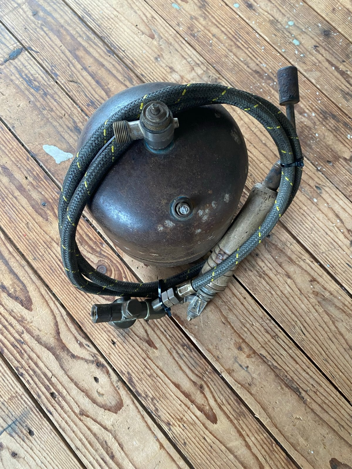Vintage soldeerlamp / brander - Antiek gereedschap, Ophalen of Verzenden, Gebruikt