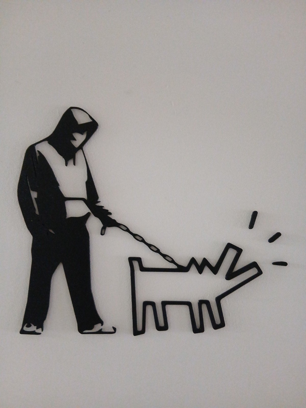 Banksy "Dog" muurkunst - judt, Boeken, Ophalen of Verzenden