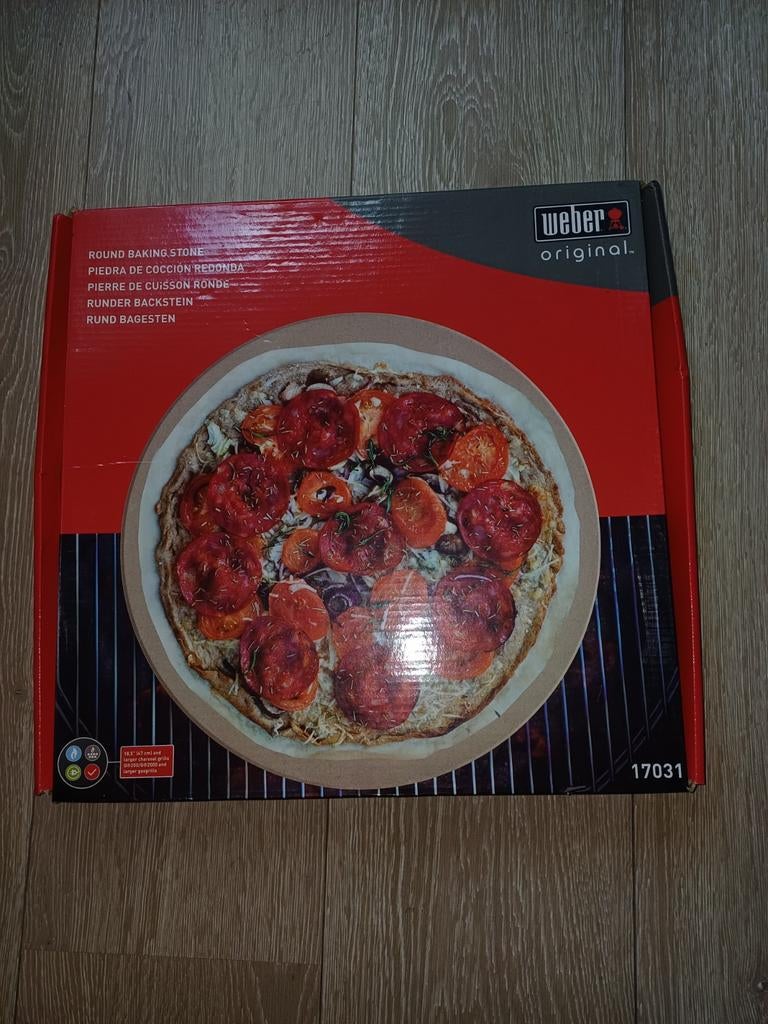 Weber pizzasteen - Zo goed als nieuw, Ophalen, Zo goed als nieuw, Weber
