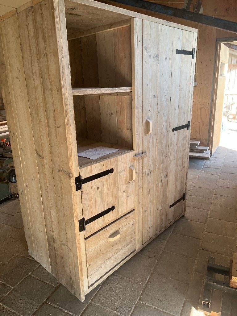 wasmachinekast van gebr steigerhout, Huis en Inrichting, Ophalen, Nieuw