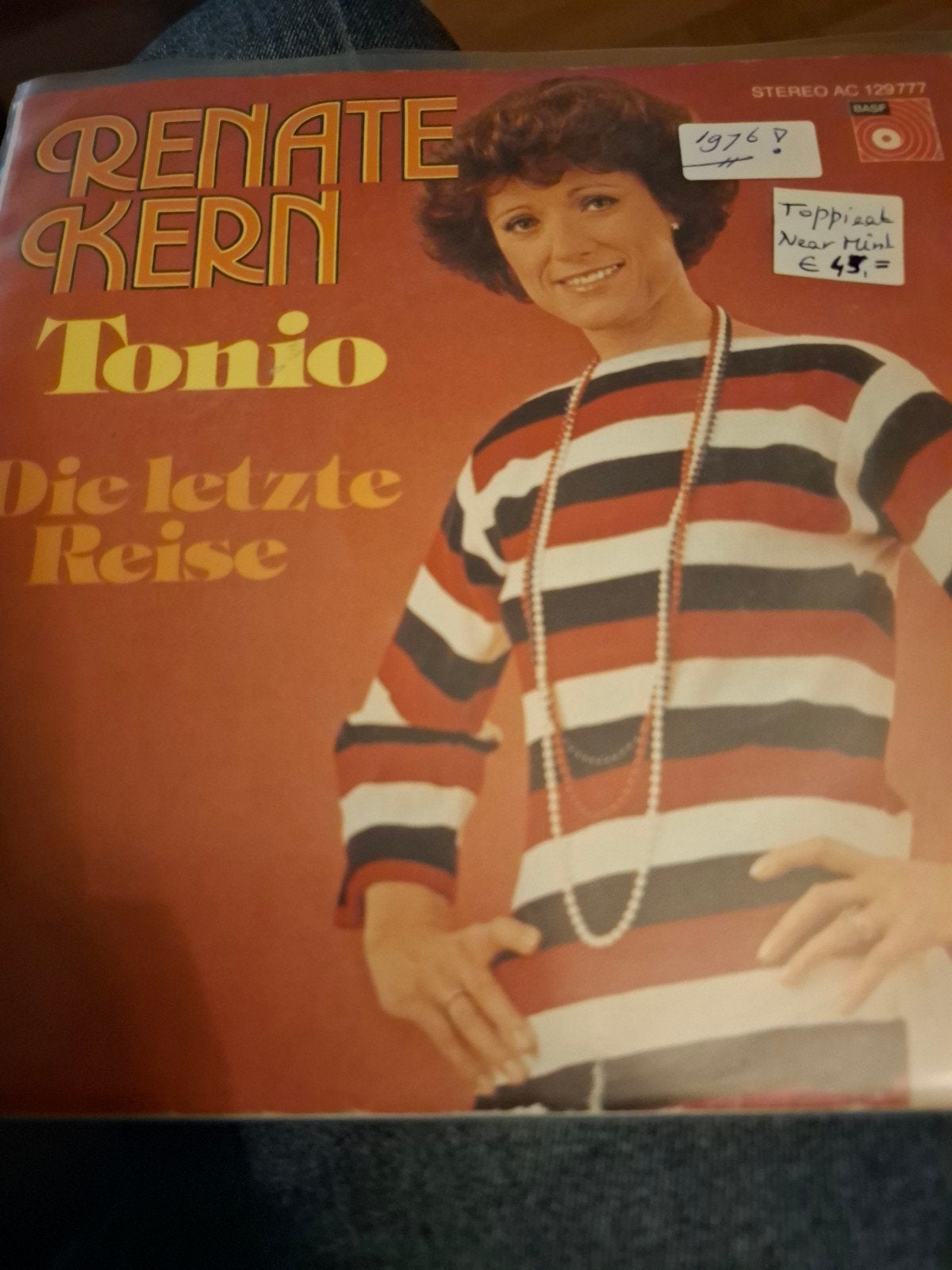 Renate Kern - TONIO. TOPKNEITER NEAR MINT!! RARE ITEM!, Verzenden, Zo goed als nieuw, Overige formaten, Levenslied of Smartlap
