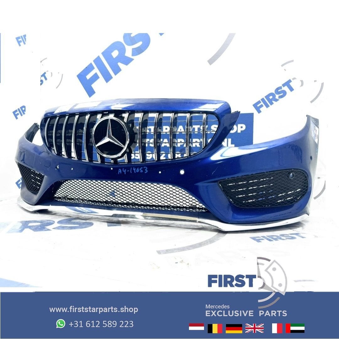 BUMPER W205 AMG COMPLEET C43 A2058801840 VOORBUMPER A2058850, Gebruikt, -, Voor, Ophalen of Verzenden