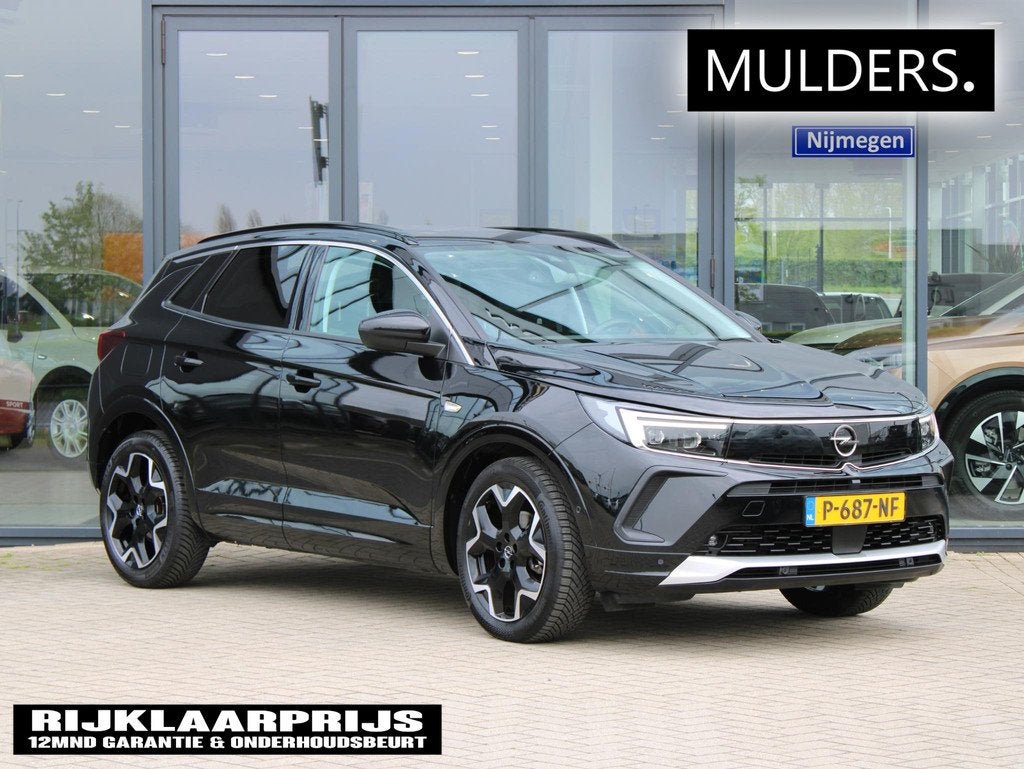 Opel Grandland 1.2 Turbo Business Elegance | Stoel & Stuur v, Auto's, Opel, 12 maanden, Gebruikt, 1199 cc, Leder en Stof