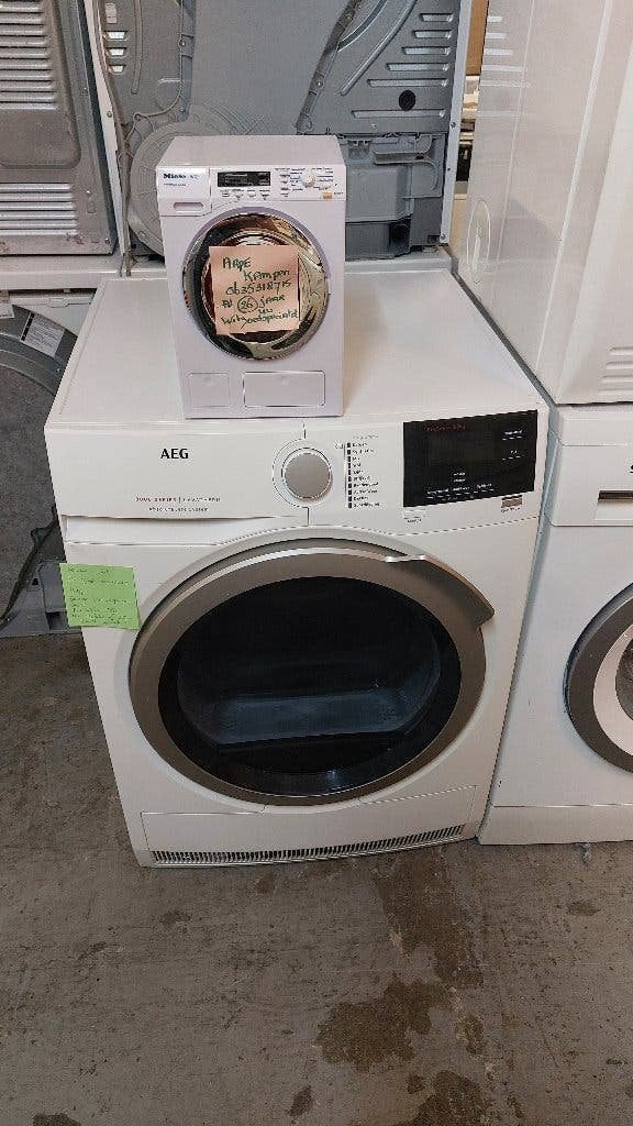 8 kg sensor warmtepompdroger AEG 329 Arpe Kampen 0635318715, Witgoed en Apparatuur, Wasdrogers, Ophalen, Overige typen, 8 tot 10 kg