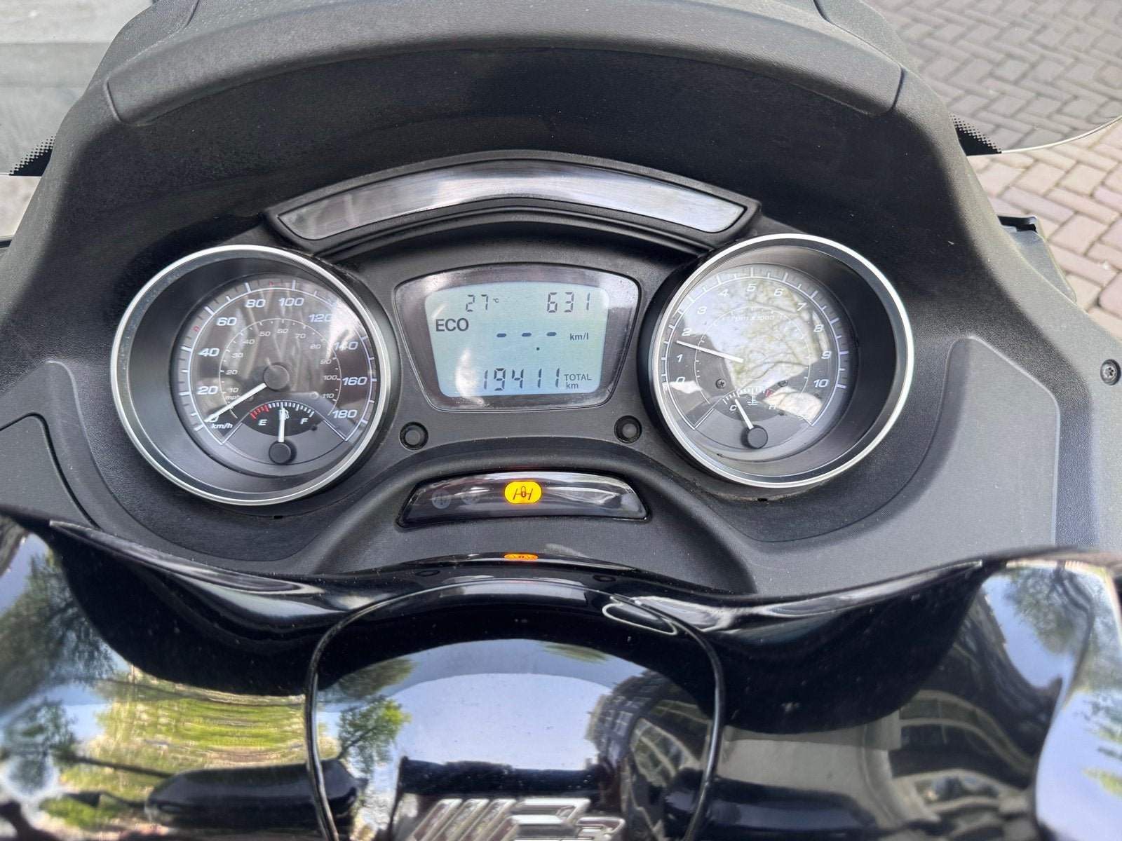 Piaggio MP3 500ie Sport LT - Zwart, Topkoffer, Weinig KM, Ophalen, Gebruikt, Overige modellen, Benzine
