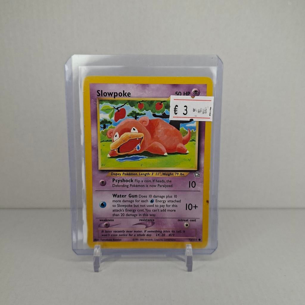Vintage Pokémon Kaart: Slowpoke (50 HP), Ophalen