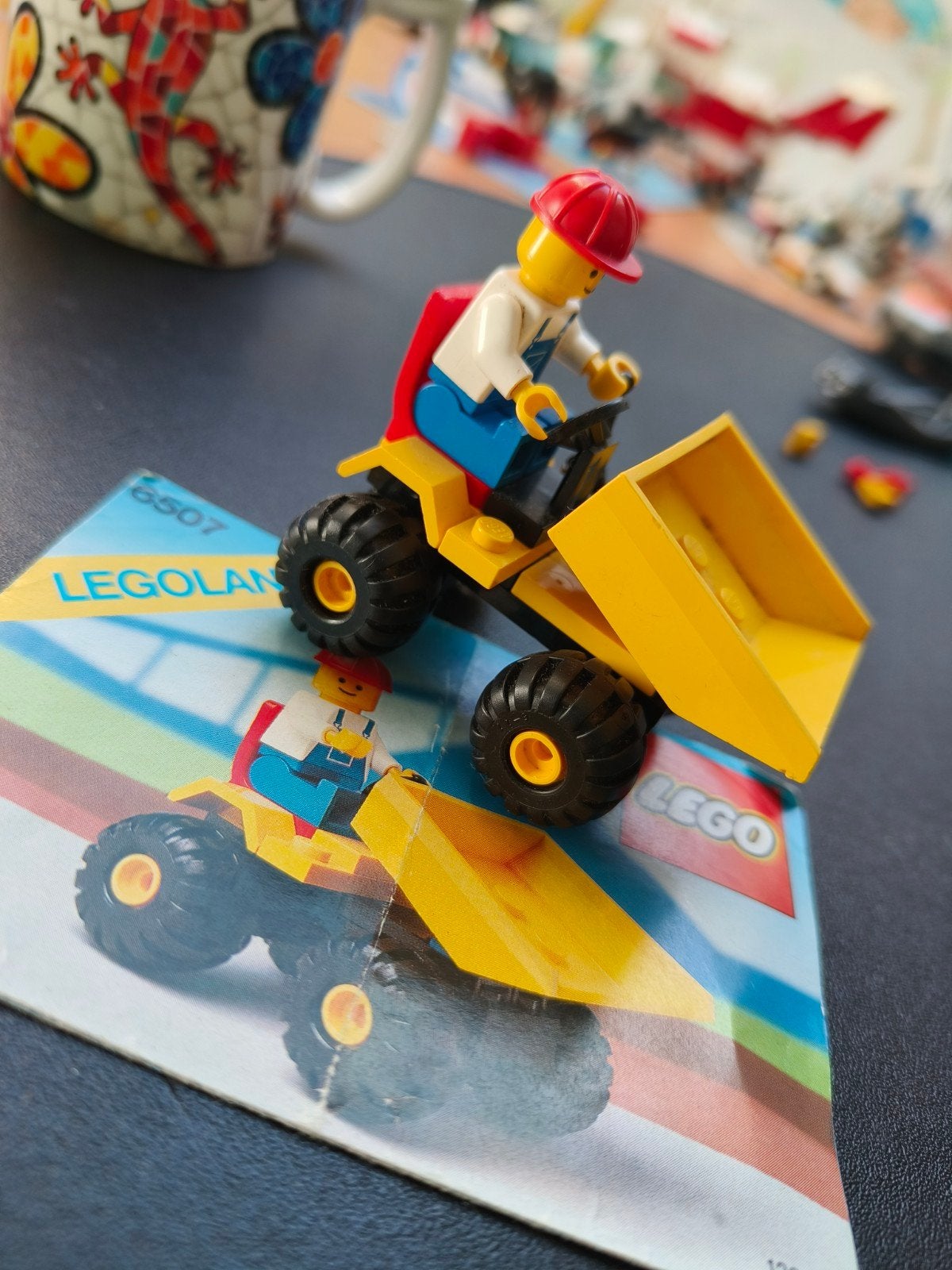 Lego Legoland 6507 Mini Dumper met instructies, Gebruikt, Overige thema's, Lego, Ophalen of Verzenden