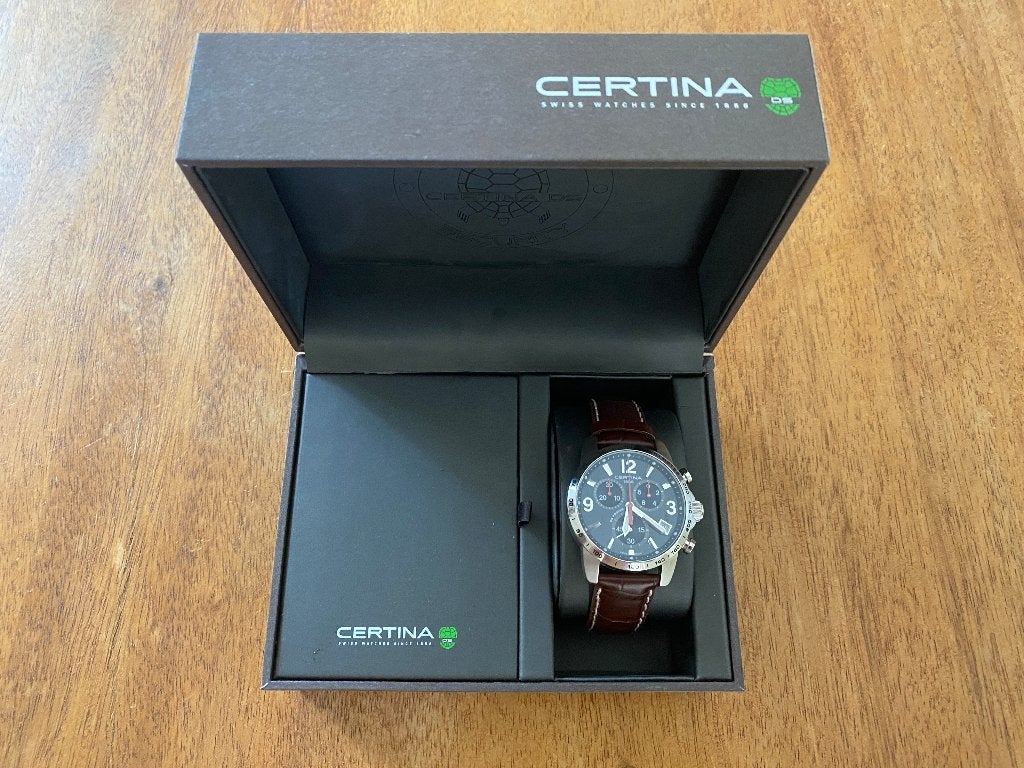 Certina DS Podium heren horloge C034.417.11.057.00, Ophalen of Verzenden, Zo goed als nieuw, Staal, Overige merken