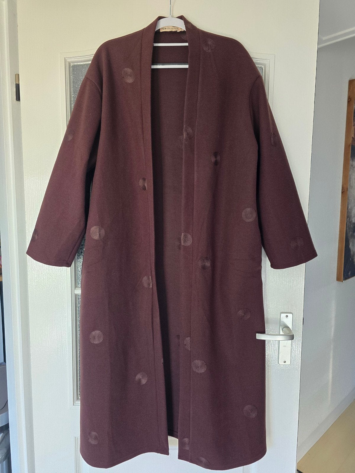 nieuw lange overjas/vest bruin 40 42 44 46, Ophalen of Verzenden, Nieuw, Maat 42/44 (L), Bruin