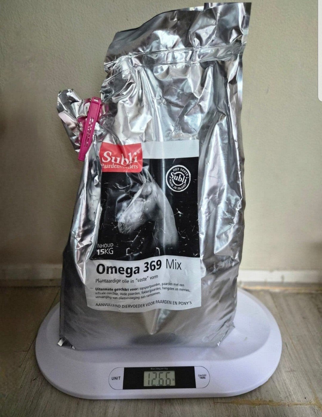 Subli Omega 369 mix paardenvoer / voedingsupplement.
Het was, Dieren en Toebehoren, Dierenvoeding, Ophalen of Verzenden, Overige soorten